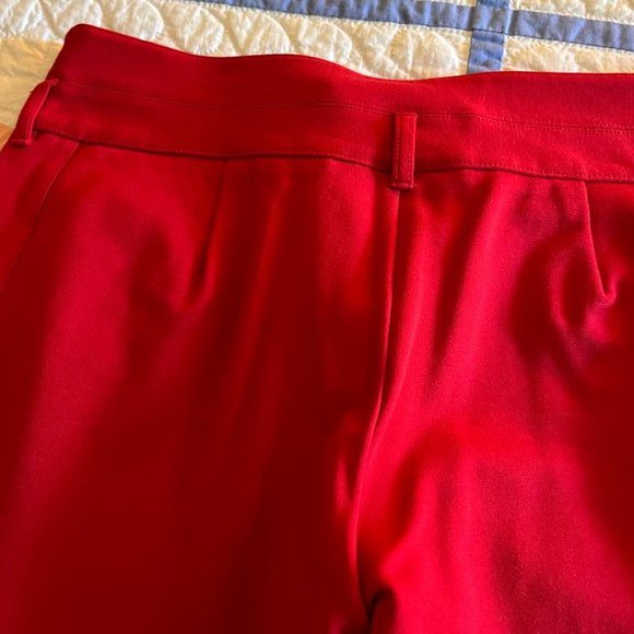 INC Red Stretch Pants Size 6 - Picture 7 of 8
